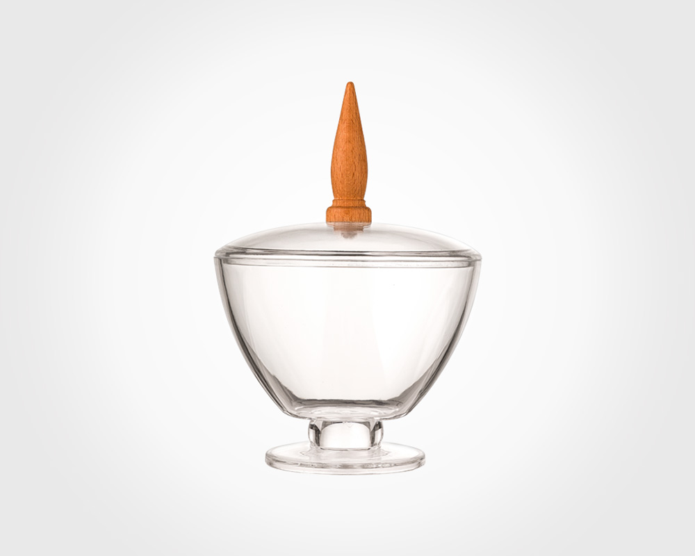 شکلات خوری پایه دار اکرولیک لیمون